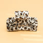 FUZZY LEOPARD HAIR CLIP