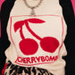 CHERRY BOMB RAGLAN KNIT SWEATER