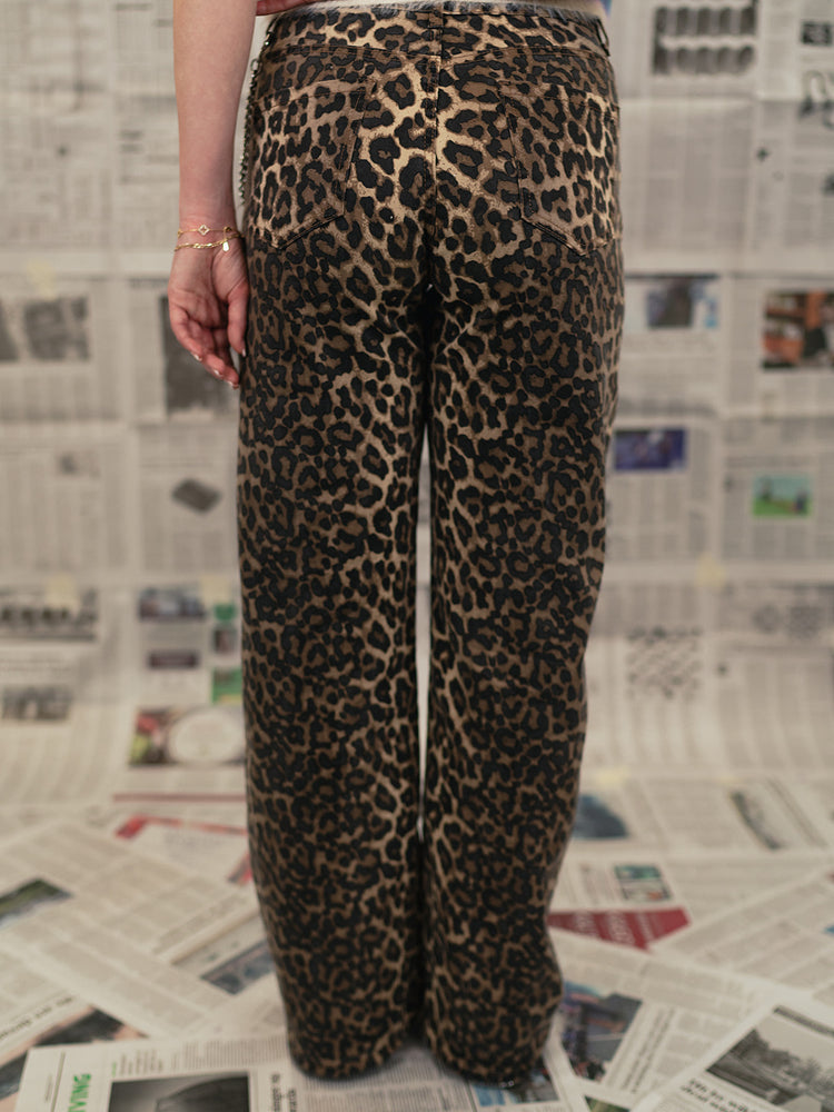 WALKING ON THE WILD SIDE LEOPARD JEANS *S-XL!*