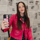 FLAVOR OF THE WEEK MOTO JACKET IN BOSSY PINK