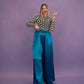 BOYS TEARS WIDE LEG SATIN PANTS